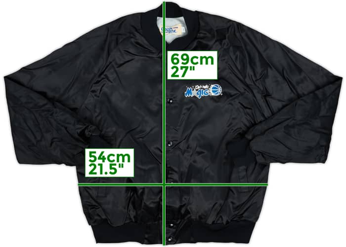 1990s Orlando Magic Chalk Line Satin Varsity Jacket - 8/10 - (L)