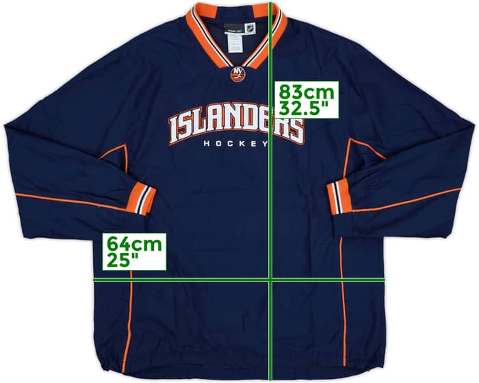 2007-08 New York Islanders Reebok Pullover Jacket - 8/10 - (L)
