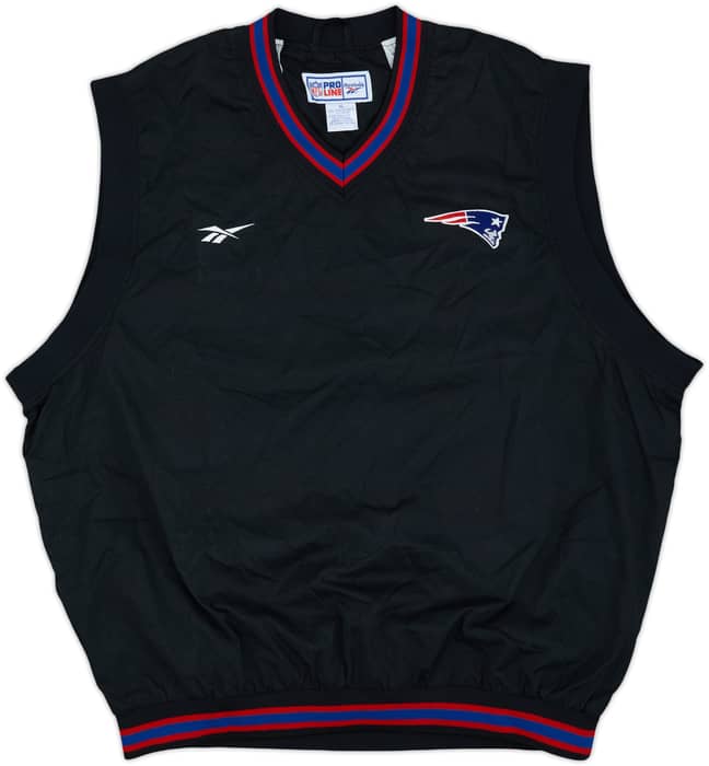 1990s New England Patriots Reebok Sleeveless Windbreaker Jacket - 9/10 - (XL)