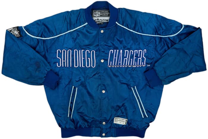 1990s San Diego Chargers Campri Teamline Satin Varsity Jacket - 5/10 - (L)