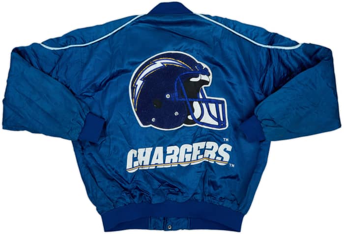 1990s San Diego Chargers Campri Teamline Satin Varsity Jacket - 5/10 - (L)