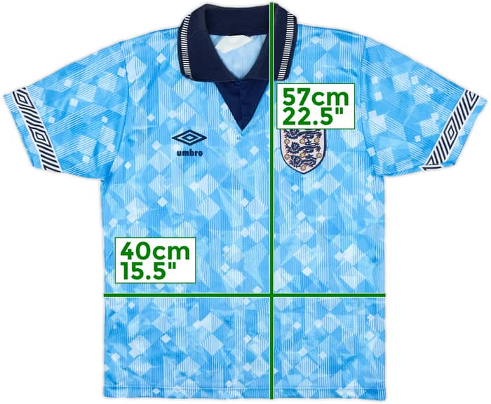 1990-92 England Third Shirt - 8/10 - (M.Boys)