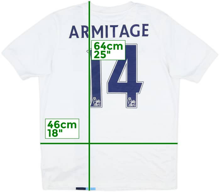 2013-14 Manchester City Third Shirt Armitage #14 - 6/10 - (XL.Boys)