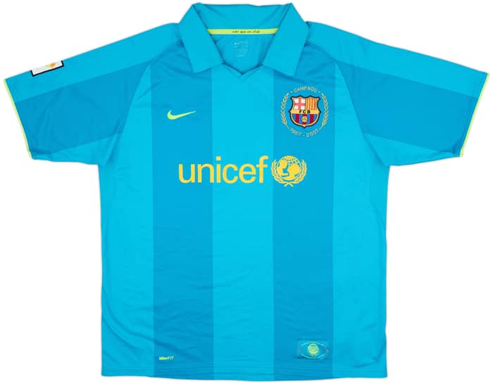 2007-09 Barcelona Away Shirt LKB TOUR 2008 - 7/10 - (XL)