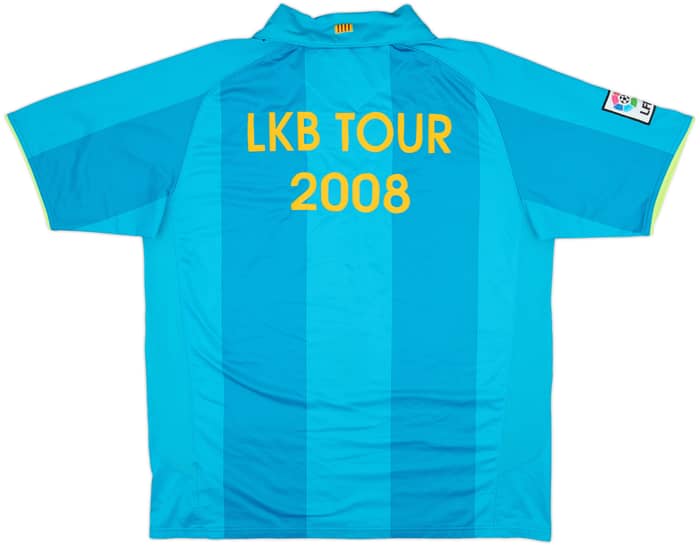 2007-09 Barcelona Away Shirt LKB TOUR 2008 - 7/10 - (XL)