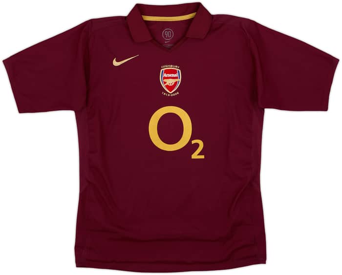 2005-06 Arsenal Home Shirt Henry #14 - 8/10 - (XL.Boys)