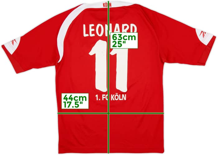 2009-10 FC Koln Home Shirt Leonard #11 - 7/10 - (XL.Boys)