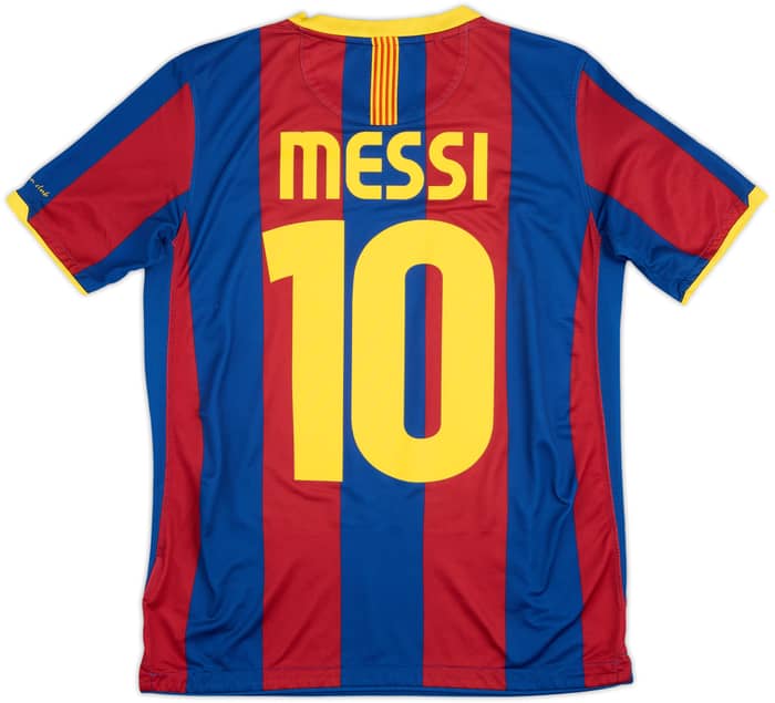 2010-11 Barcelona Home Shirt Messi #10 - 9/10 - (XL.Boys)