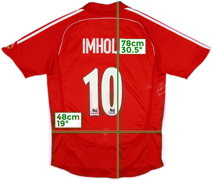 Camiseta de local del Liverpool 2006-08 Imholz #10 - 5/10 - (M)