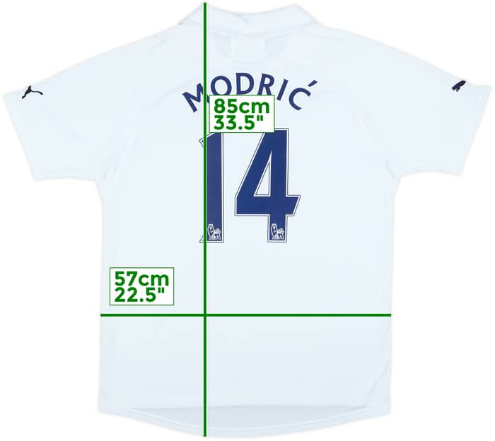 2011-12 Tottenham Home Shirt Modric #14 - 7/10 - (XL)