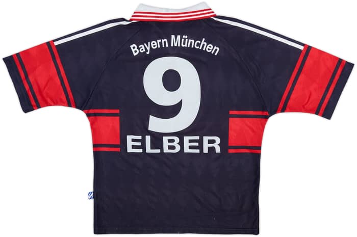 1997-99 Bayern Múnich Camiseta de local Elber #9 - 7/10 - (Y)