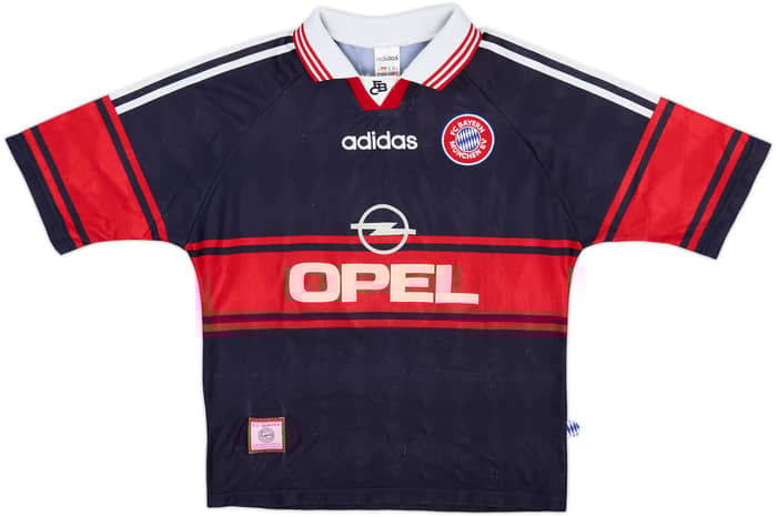 1997-99 Bayern Múnich Camiseta de local Elber #9 - 7/10 - (Y)