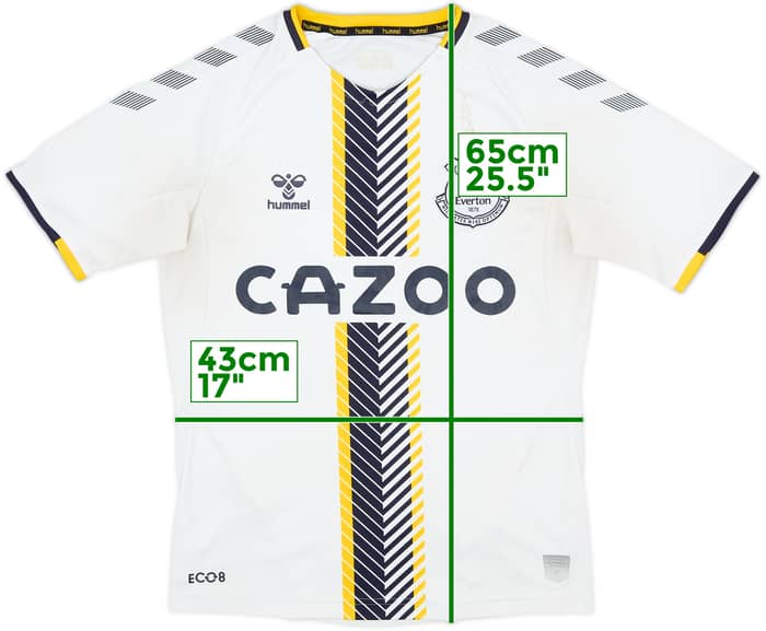 2021-22 Everton Third Shirt - 5/10 - (S)