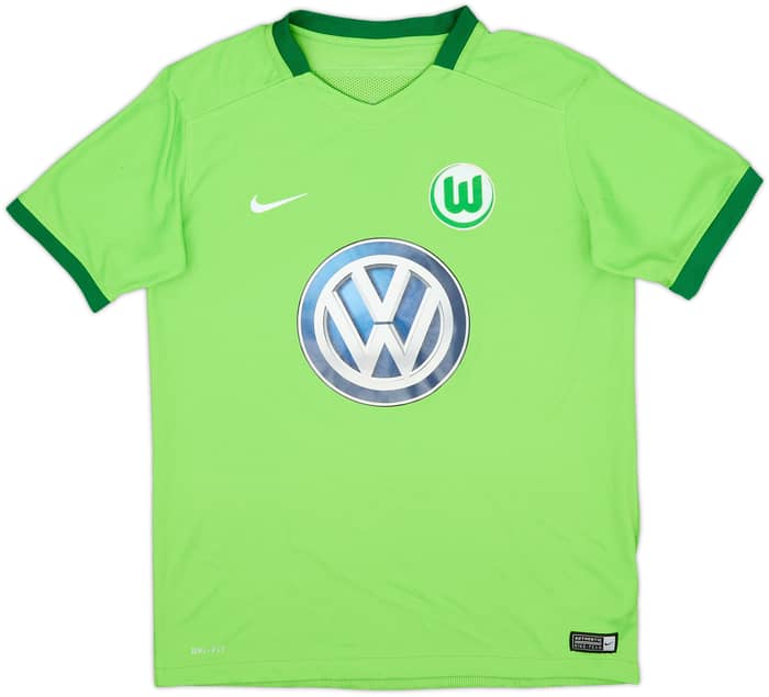 2016-17 Wolfsburg Home Shirt - 10/10 - (L.Boys)
