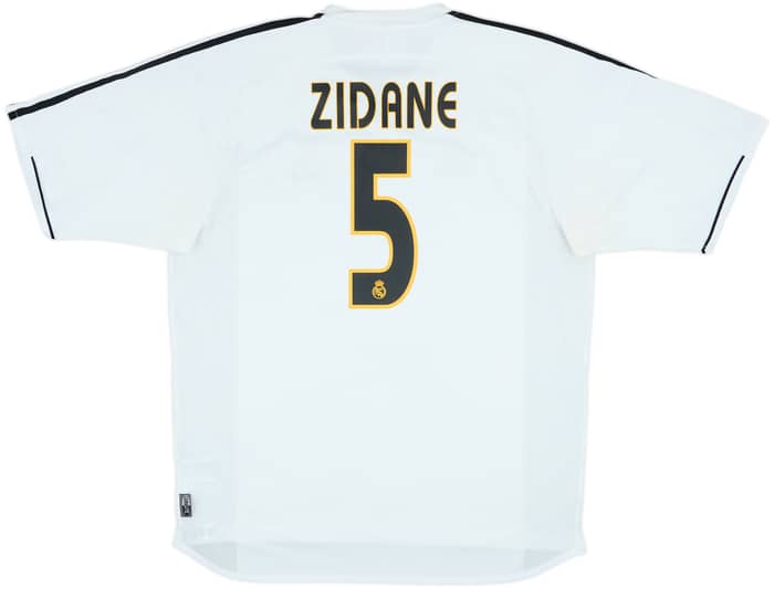 2003-04 Real Madrid Home Shirt Zidane #5 - 6/10 - (L)