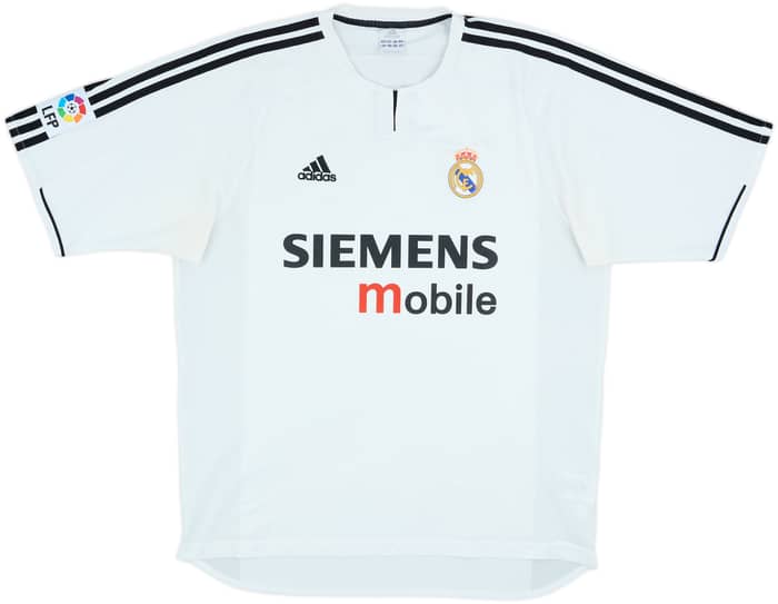 2003-04 Real Madrid Home Shirt Zidane #5 - 6/10 - (L)