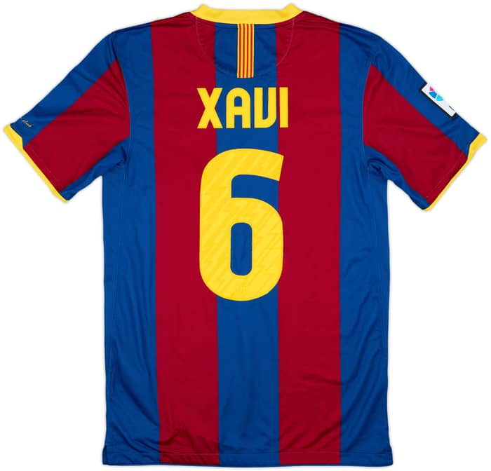 Camiseta de local del Barcelona 2010-11 Xavi #6 - 8/10 - (S)