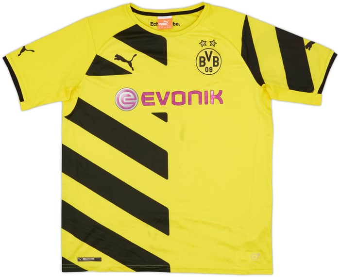 2014-15 Borussia Dortmund Home Shirt - 4/10 - (XL.Boys)