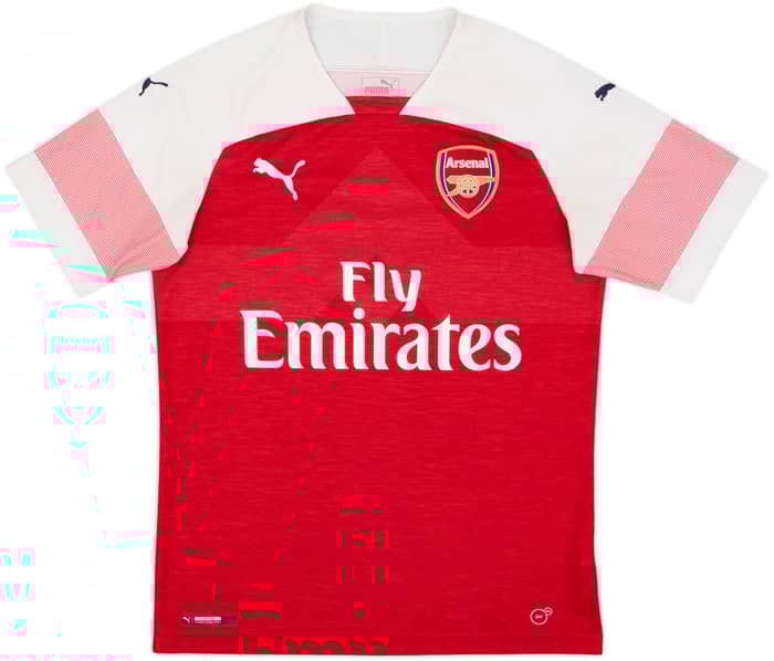 2018-19 Arsenal Home Shirt Aubameyang #14 - 4/10 - (S)