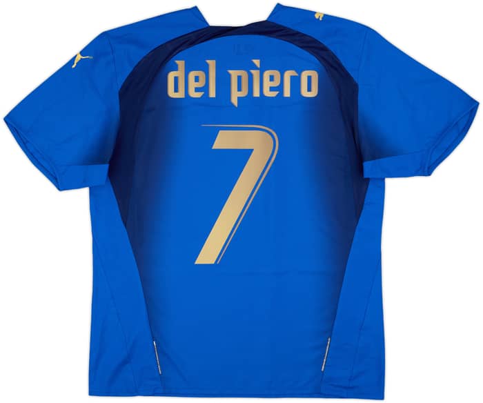 2006 Italy Home Shirt Del Piero #7 - 7/10 - (L)