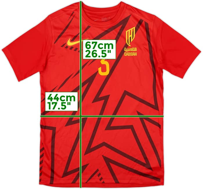 2024–25 Al-Qadsiah Home Shirt #3 - 9/10 - (XL.Boys)