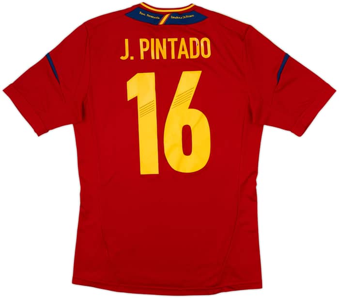 2011-12 Spain Home Shirt J. Pintado #16 - 8/10 - (S)