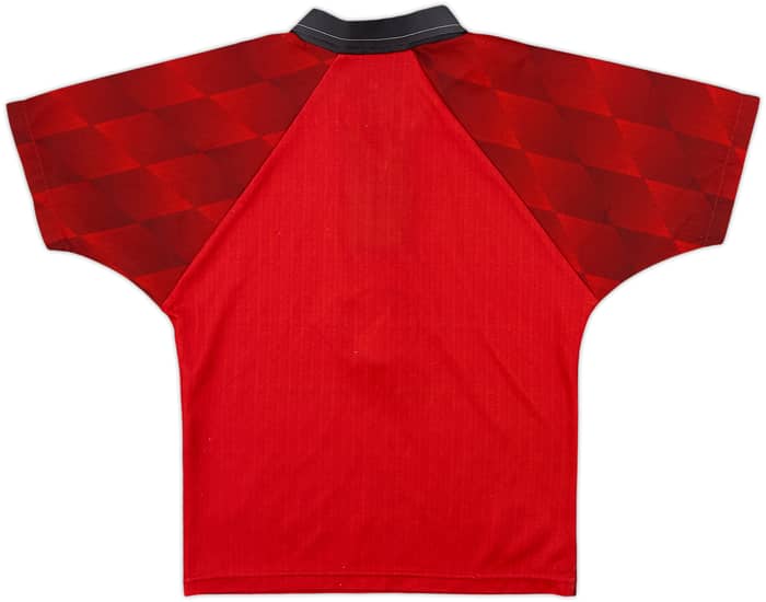 1996-98 Manchester United Home Shirt - 9/10 - (S.Boys)