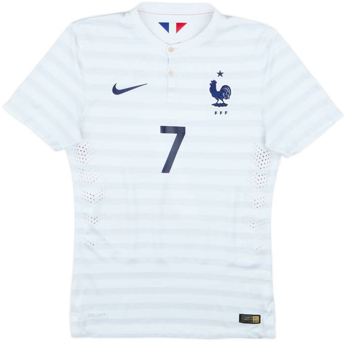 2014-15 France Authentic Away Shirt Ribery #7 - 8/10 - (S)