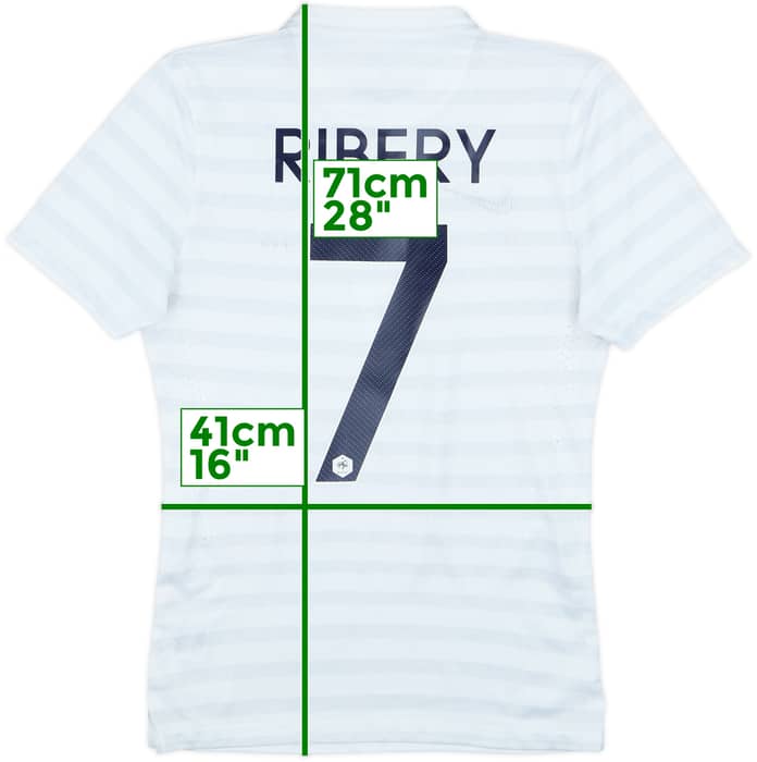 2014-15 France Authentic Away Shirt Ribery #7 - 8/10 - (S)