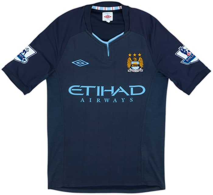 2010-12 Manchester City Away Shirt Silva #21 - 9/10 - (S)