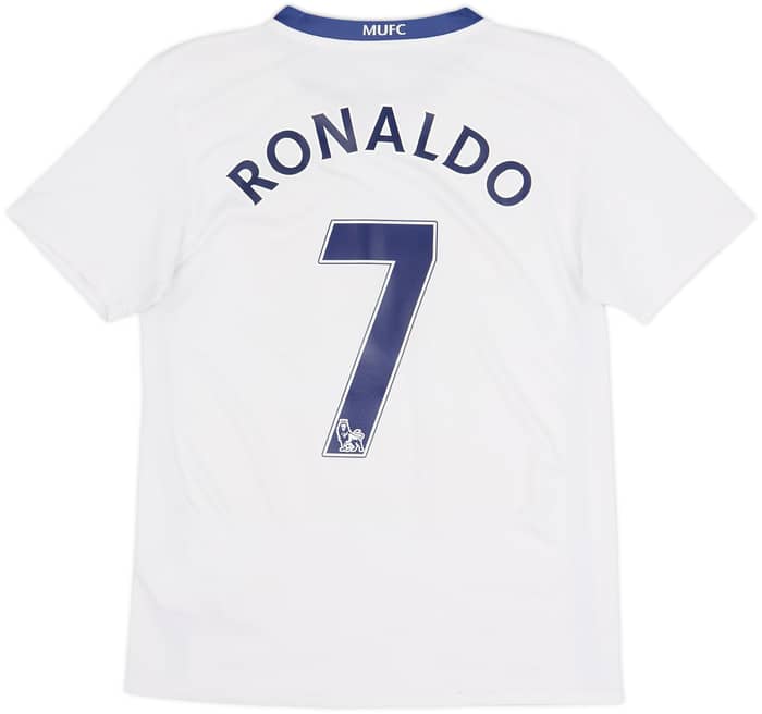 2008-10 Manchester United Away Shirt Ronaldo #7 - 6/10 - (XL.Boys)