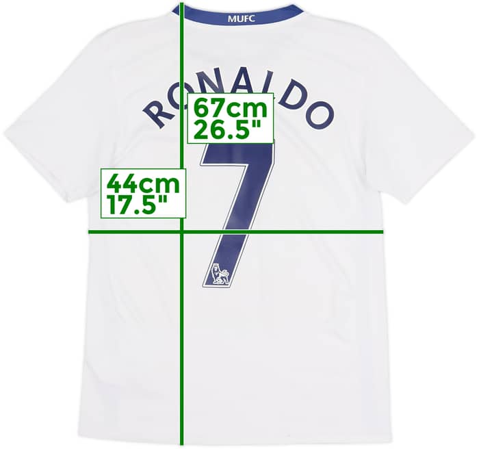 2008-10 Manchester United Away Shirt Ronaldo #7 - 6/10 - (XL.Boys)