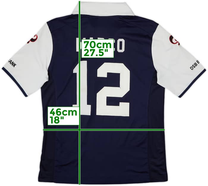 2007-08 AZ Alkmaar Away Shirt Marco #12 - 6/10 - (S)