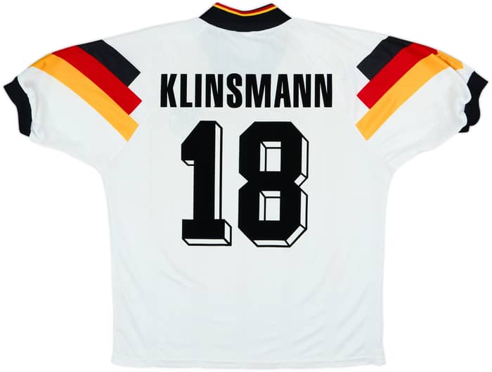 1992-94 Germany Home Shirt Klinsmann #18 - 7/10 - (M/L)