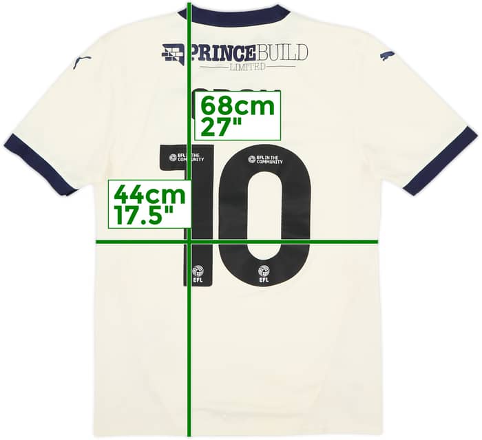 2024-25 Peterborough Away Shirt Odoh #10 - 7/10 - (S)