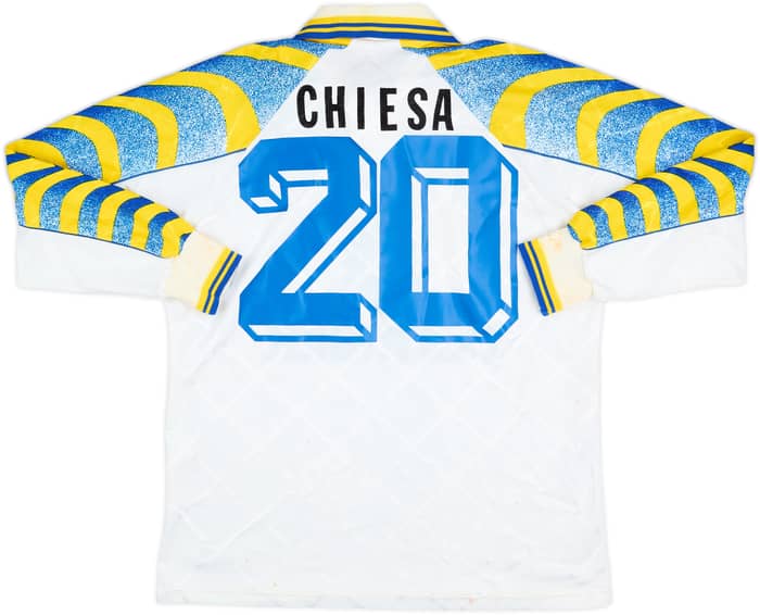 1995-97 Parma Home L/S Shirt Chiesa #20  - 4/10 - (S)