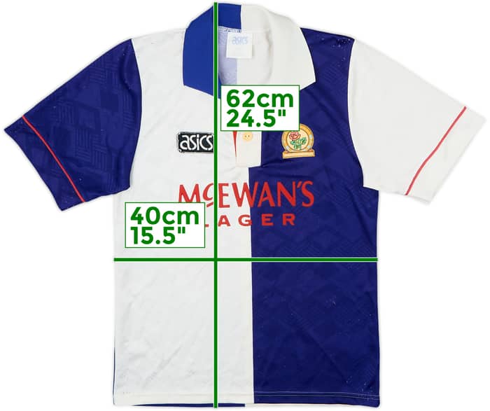 1992-94 Blackburn Rovers Home Shirt - 4/10 - (L.Boys)