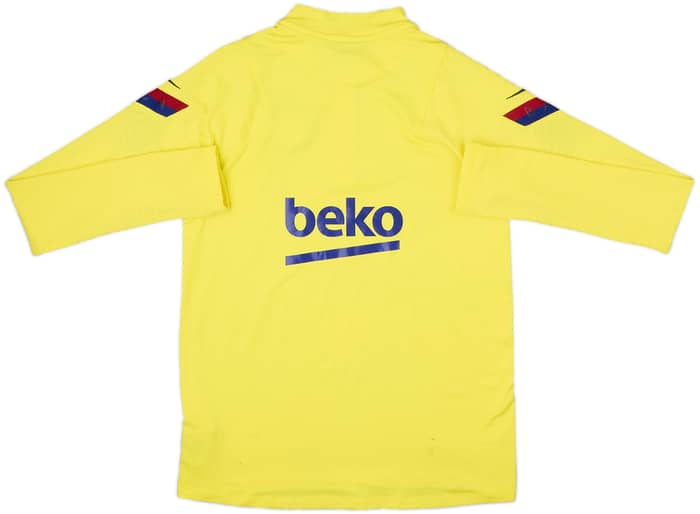 2020-21 Barcelona Nike 1/4 Zip Drill Top - 7/10 - (XL.Boys)