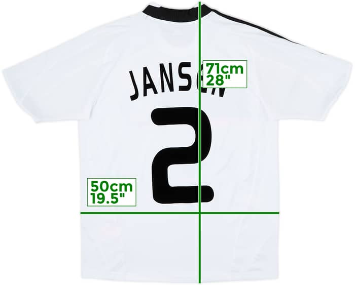 2008-09 Germany Home Shirt Jansen #2 - 9/10 - (L.Boys)