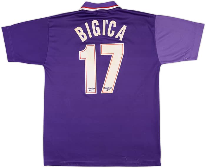 1995-96 Fiorentina Match Issue Home Shirt Bigi'ca #17