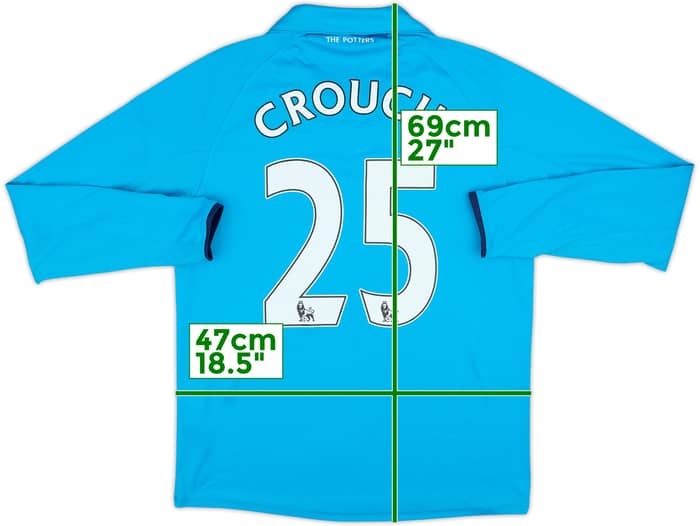 2014-15 Stoke City Visitante Camiseta Manga Larga Crouch #25 - 9/10 - (S)
