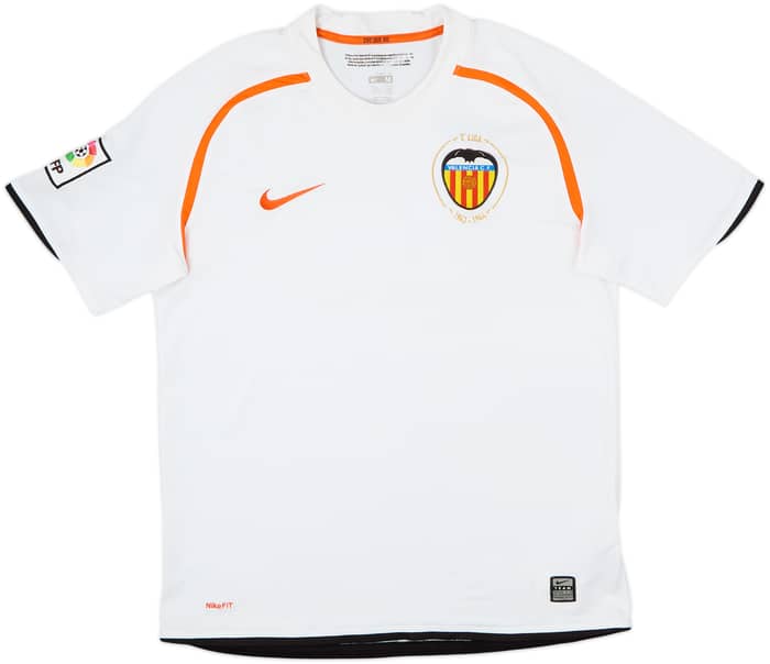 2008-09 Valencia Home Shirt - 4/10 - (M)