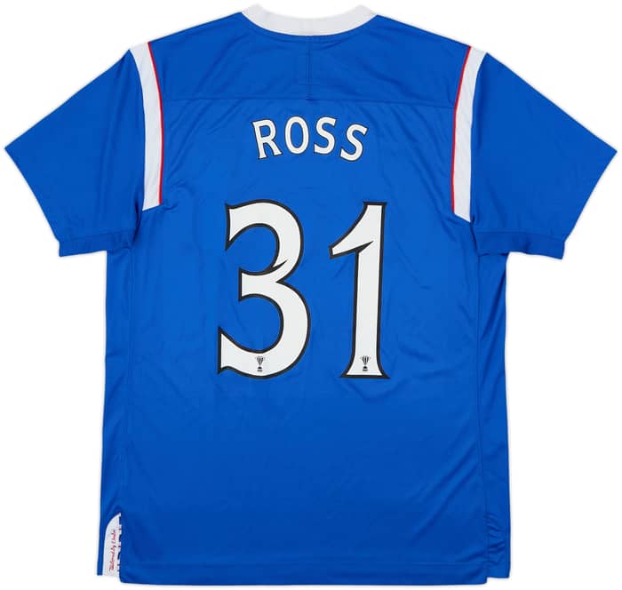 2011-12 Rangers Home Shirt Ross #31 - 9/10 - (M)