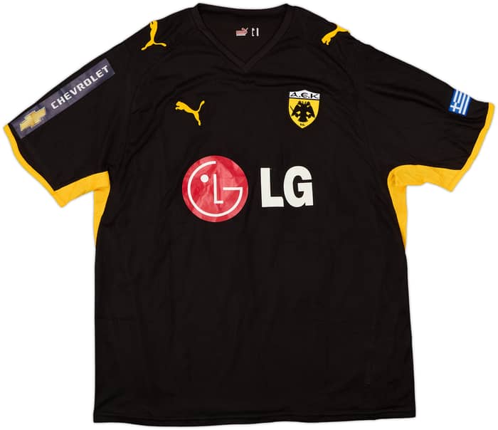 2008-09 AEK Athens Away Shirt - 8/10 - (XL)