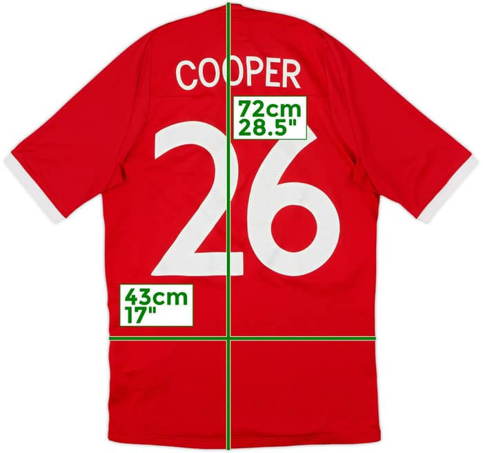 2010-11 England Away Shirt Cooper #26 - 7/10 - (S)