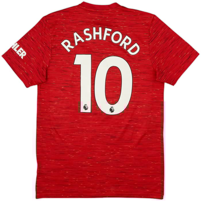 2020-21 Manchester United Home Shirt Rashford #10 - 7/10 - (M)