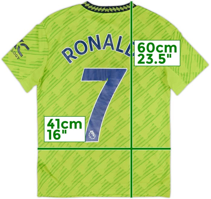 2022-23 Manchester United Third Shirt Ronaldo #7 - 5/10 - (M.Boys)