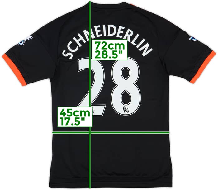2015-16 Manchester United Third Shirt Schneiderlin #28 - 6/10 - (S)