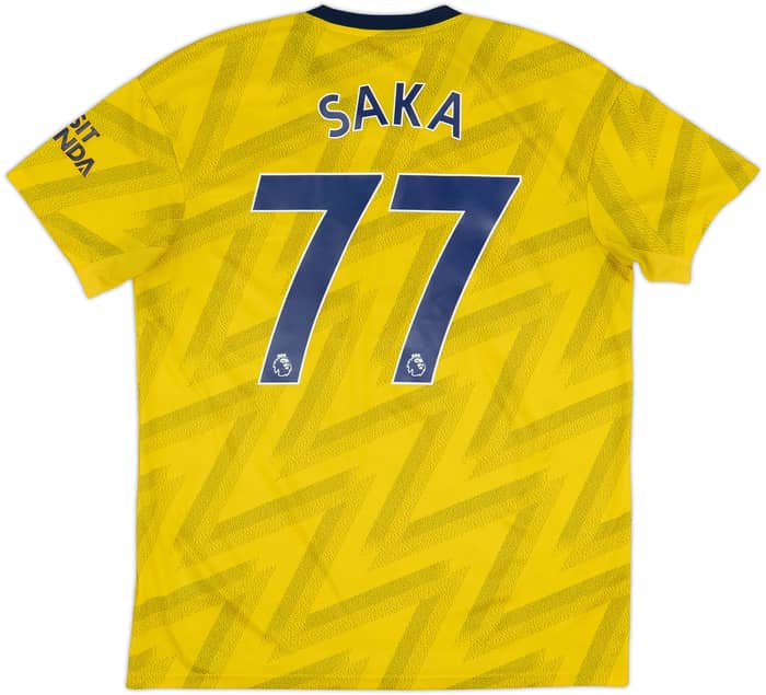 2019-20 Arsenal Away Shirt Saka #77 - 6/10 - (L)