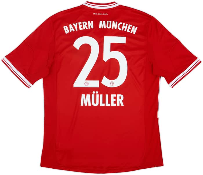 2013-14 Bayern Munich Home Shirt Muller #25 - 6/10 - (L)